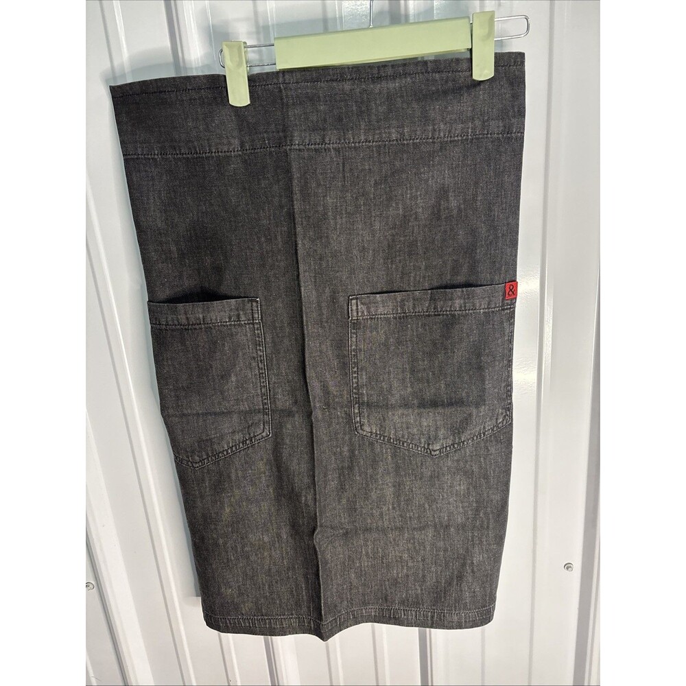 Hedley & Bennett Denim Bistro Apron Gray One Size